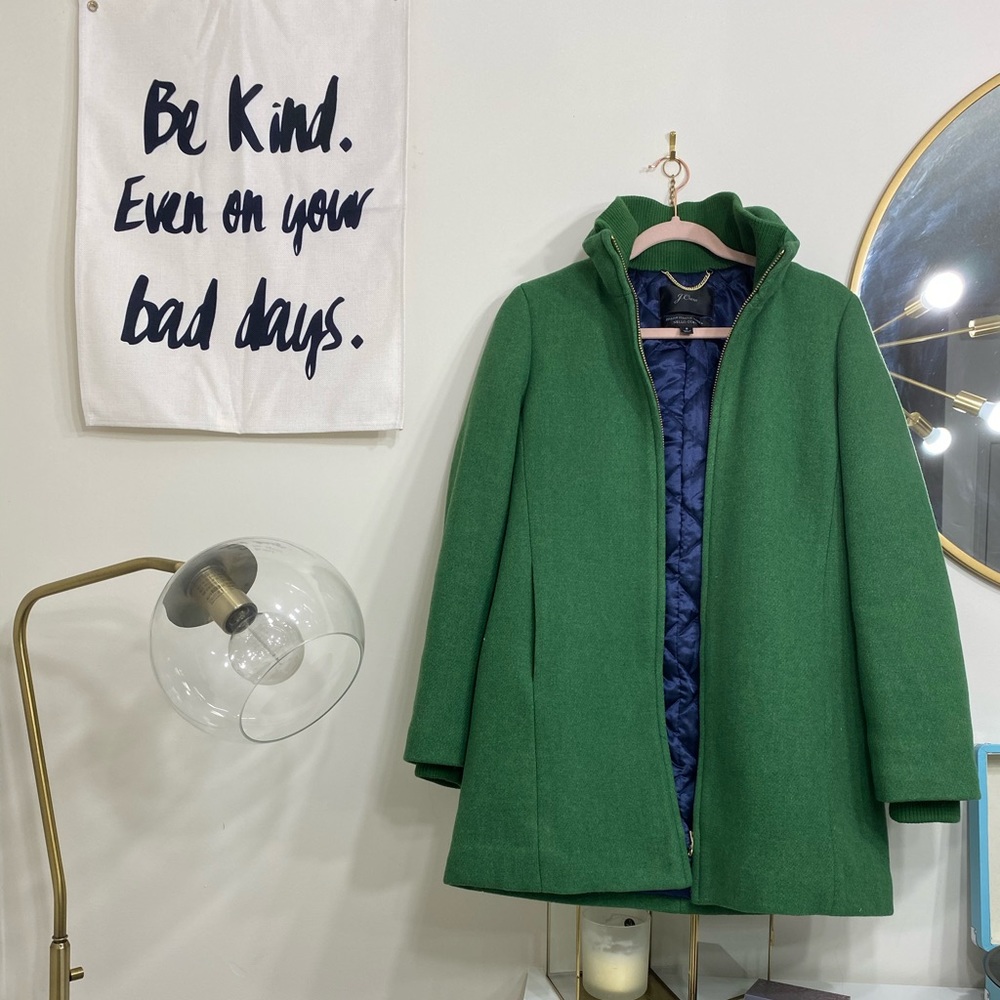 J CREW Italian stadium cloth coat
